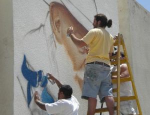 Граффити в Сдероте — самый большой в мире портрет Ребе