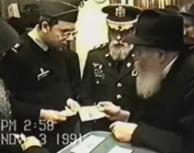Еврейские капелланы американской армии у Ребе (1991)