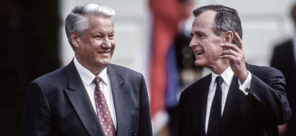 Ельцин и Буш