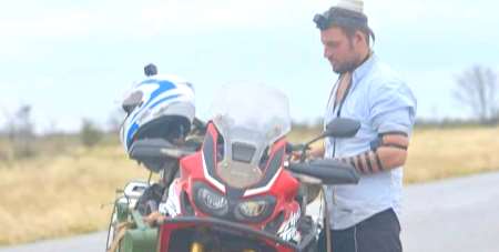 Эльханан Орен пересекает Африку на мотоцикле