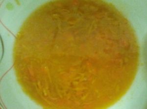 Оранжевый суп на Песах