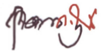 Слово «Мошиах» в подписи Любавичского Ребе