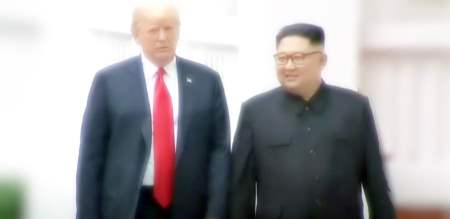 Трамп встретился с лидером КНДР Ким Чен Ыном